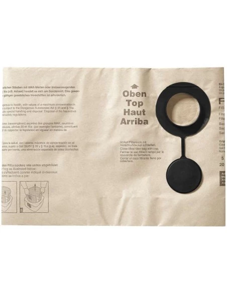 Sacs Filtre Double Paroi FIS-SR 5/6 /5 - Festool | IFD Outillage 1 Sacs Filtre Double Paroi FIS-SR 5/6 /5 - Festool | IFD Outillage